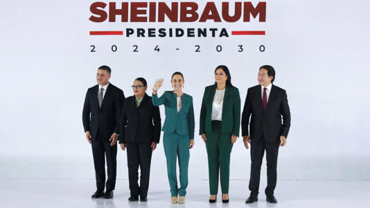 PRESENTA SHEINBAUM A 4 NUEVOS SECRETARIOS DE SU GABINETE